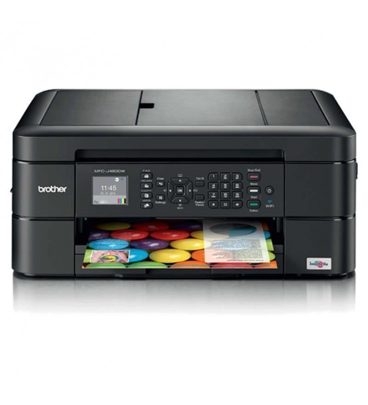MULTIFUNCION BROTHER WIFI CON FAX MFC-J480DW - 27/23PPM - DUPLEX - PANTALLA 4.5CM - 6/3CPM - ESCANER 1200x2400PPP - CARTUCHOS IN