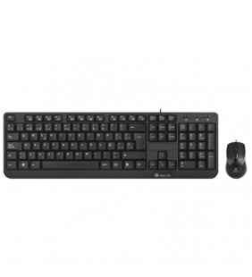 TECLADO + RATÓN NGS COCOA KIT - 12 TECLAS MULTIMEDIA - SENSOR ÓPTICO 1000DPI - PLUG AND PLAY - CABLE USB