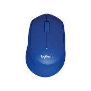 RATÓN INALÁMBRICO LOGITECH M330 SILENT PLUS BLUE - 2.4GHZ - NANO RECEPTOR USB - ALCANCE INALÁMBRICO 10M - DPI 1000 - 1XAA