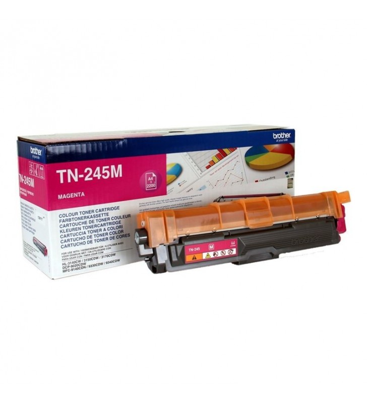 TONER MAGENTA BROTHER TN245M - 2200 PAG - COMPATIBLE SEGÚN ESPECIFICACIONES