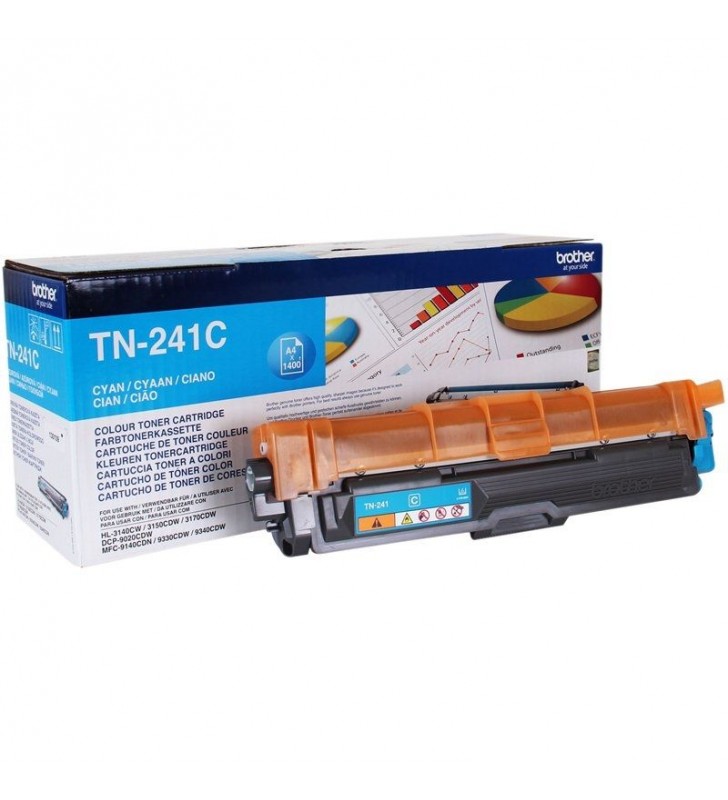 TONER CIAN BROTHER TN241C - 1400 PÁGINAS - COMPATIBLE SEGÚN ESPECIFICACIONES