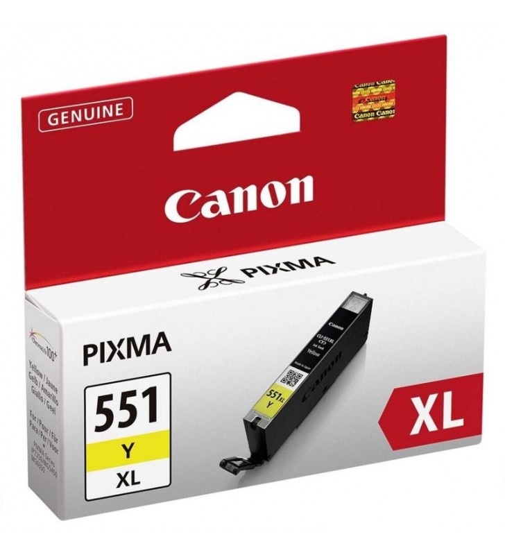 CARTUCHO DE TINTA AMARILLO CANON CLI-551Y XL MG6350/MG5450