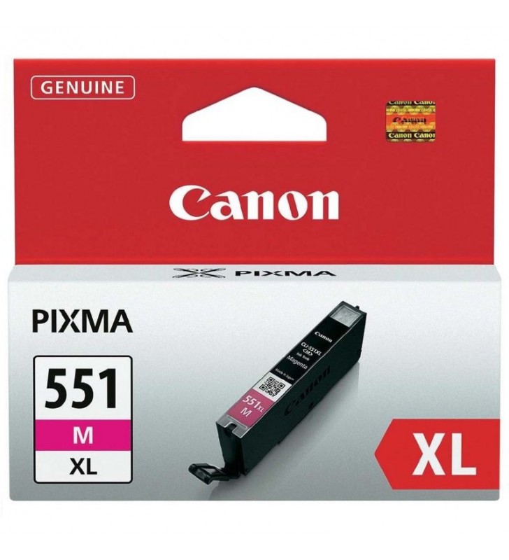 CARTUCHO DE TINTA MAGENTA CANON CLI-551M XL MG6350/MG5450