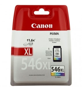 CARTUCHO DE TINTA COLOR CANON CLI-546XL 13ML COMPATIBLE CON MG2450/MG2550