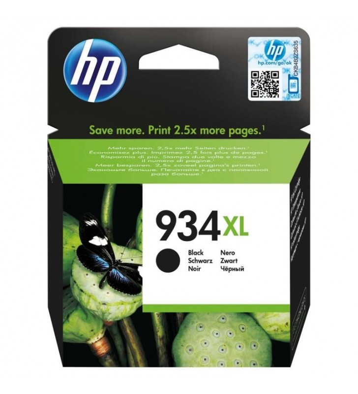 CARTUCHO NEGRO HP Nº934XL - 1000 PÁGINAS APROX. - PARA OFFICEJET PRO 6830