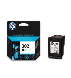 CARTUCHO NEGRO HP Nº302 - 190 PÁGINAS APROX. - PARA DESKJET 1110/2130/2132/2134/3630 / OFFICEJET 3830/3832/3833/3834