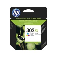 CARTUCHO COLOR HP Nº302XL - 330 PÁGINAS - PARA  OFFICEJET 3830 / 3832 / 3630 / DESKJET 1110 / 2130 / ENVY 4520 / 4650