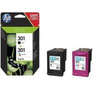 MULTIPACK 2 CARTUCHOS HP Nº301 - 1XNEGRO - 1XTRICOLOR N9J72AE J3M81AE