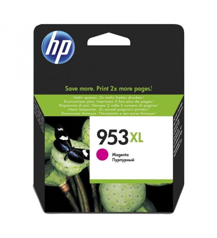 CARTUCHO MAGENTA HP Nº953XL - 1600 PÁGINAS APROX. - PARA OFFICEJET PRO 8210 / 8720 / 8730 / 8740