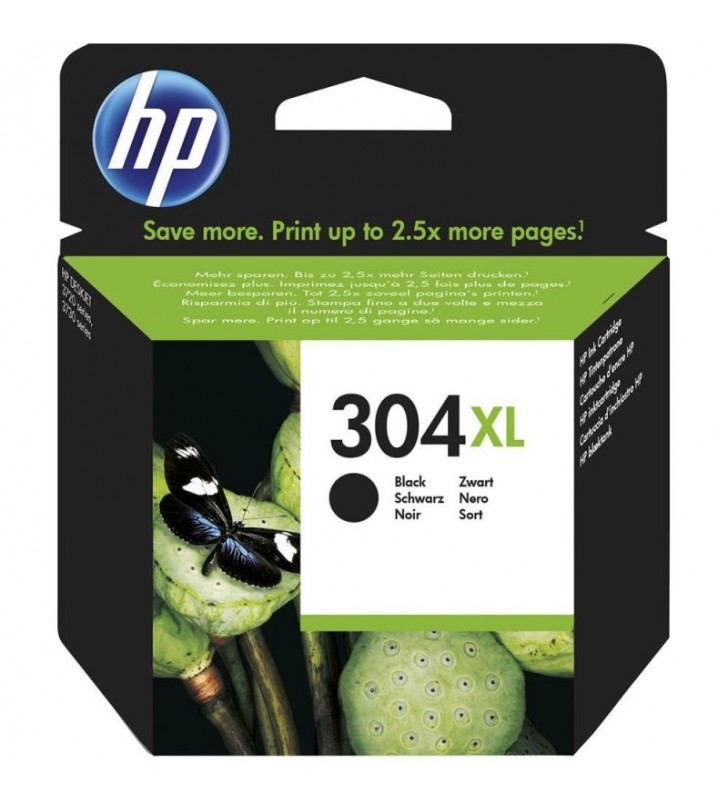 CARTUCHO NEGRO HP Nº304XL - 300 PÁGINAS - PARA DESKJET 3720/3730/3732/2630