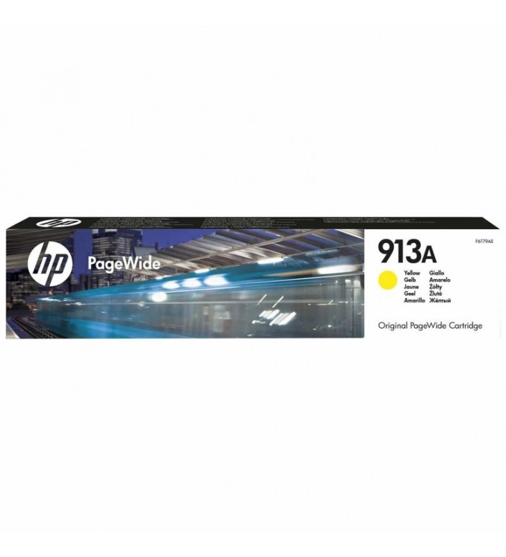 CARTUCHO AMARILLO HP PAGEWIDE 913A - 3000 PÁGINAS - PARA PAGEWIDE PRO 452DW / 477DW / 377DW / 452DWT