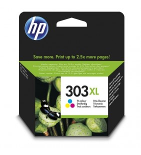 CARTUCHO TRICOLOR HP Nº303XL - 415 PÁGINAS APROX. - COMPATIBLE SEGÚN ESPECIFICACIONES
