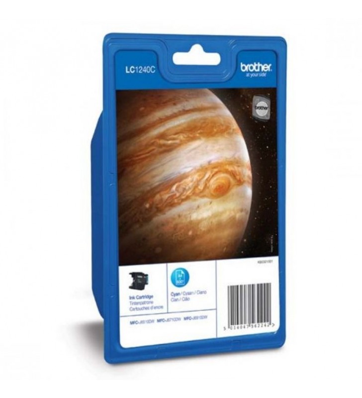 CARTUCHO TINTA BROTHER LC-1240 600 PÁGINAS CIAN
