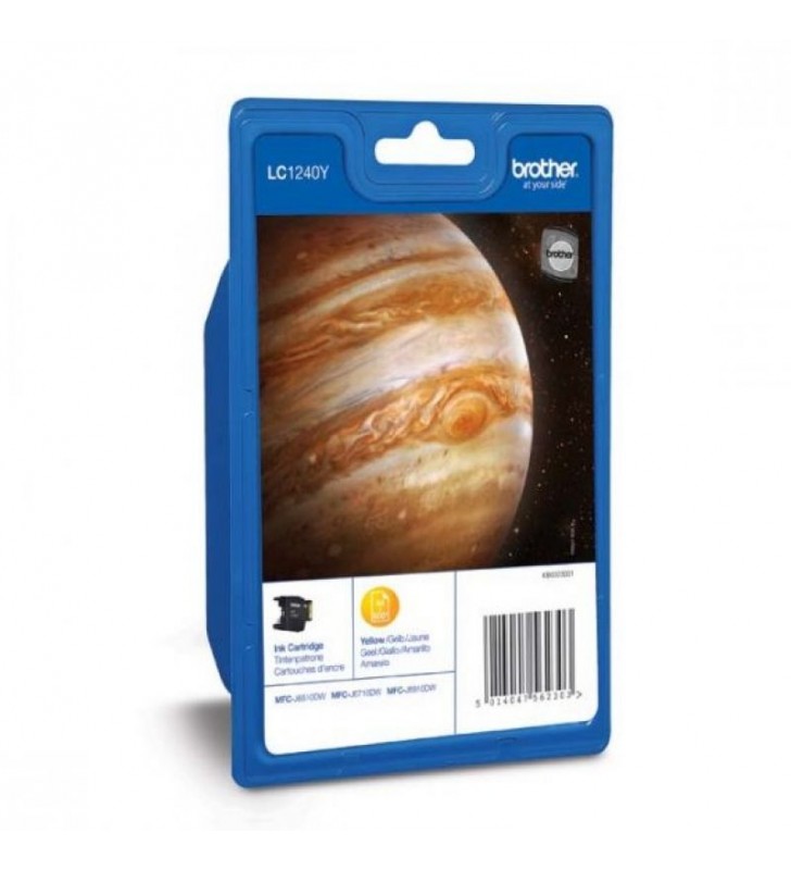 CARTUCHO TINTA BROTHER LC-1240 600 PÁGINAS AMARILLO