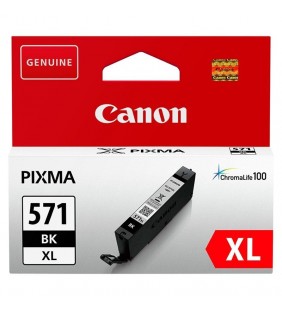 CARTUCHO DE TINTA NEGRA CANON CLI-571XL - 11ML - COMPATIBLE SEGÚN ESPECIFICACIONES