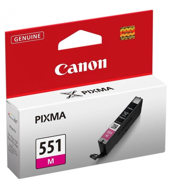 CARTUCHO DE TINTA MAGENTA CANON CLI-551M - 7ML - COMPATIBLE SEGUN ESPECIFICACIONES