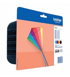 PACK 4 CARTUCHOS BROTHER LC223 - NEGRO - CIAN - MAGENTA - AMARILLO - COMPATIBLE SEGÚN ESPECIFICACIONES
