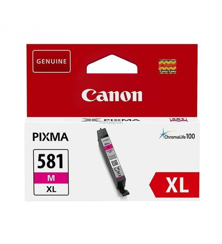 CARTUCHO TINTA MAGENTA CANON CLI-581MXL - 8.3ML - COMPATIBLE SEGÚN ESPECIFICACIONES