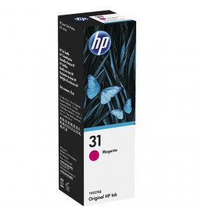 BOTELLA DE TINTA MAGENTA HP Nº31 - CONTENIDO 70ML - 8000 PÁGINAS - COMPATIBILIDAD SEGÚN ESPECIFICACIONES