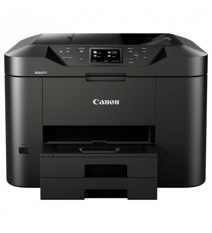 MULTIFUNCIÓN CANON WIFI CON FAX MAXIFY MB2750 - 24/15.5 IPM - DUPLEX - SCAN 1200X1200 - ADF - USB - LAN - 2X CASETE 250 HOJAS - 