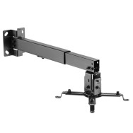 SOPORTE DE TECHO/PARED PARA PROYECTOR AISENS CWP01TSE-047 - HASTA 20KG - INCLINABLE / EXTENSIBLE - PASACABLES - NEGRO
