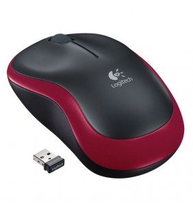 RATÓN INALÁMBRICO LOGITECH M185 ROJO NANO RECEPTOR USB 910-002237