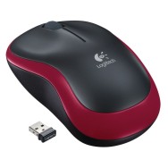 RATÓN INALÁMBRICO LOGITECH M185 ROJO NANO RECEPTOR USB 910-002237