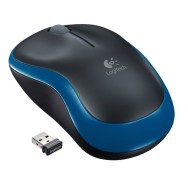 RATÓN INALÁMBRICO LOGITECH M185 NEGRO Y AZUL - 910-002236