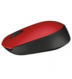 RATÓN INALÁMBRICO LOGITECH M171 ROJO - 2.4GHz - NANO RECEPTOR USB - DISEÑO AMBIDIESTRO - 1xAA