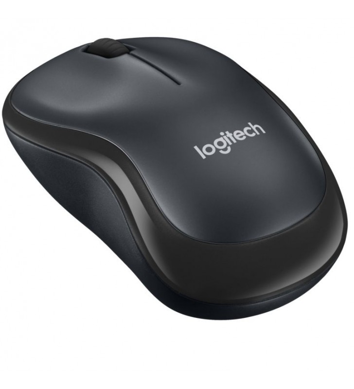 RATÓN INALÁMBRICO LOGITECH M220 SILENT GRIS MARENGO - 2.4GHZ - RADIO INALÁMBRICO 10M - 3 BOTONES - RECEPTOR USB - BOTÓN RUEDA - 