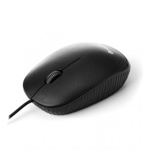 RATÓN CON CABLE NGS FLAME - ÓPTICO - 800DPI -  SCROLL + 2 BOTONES - LÍNEAS ERGONÓMICAS - USB - COLOR NEGRO