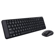 TECLADO Y RATÓN INALÁMBRICO LOGITECH MK220 2.4GHZ ALCANCE 10M USB NEGRO