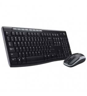 TECLADO Y RATÓN INALÁMBRICOS LOGITECH DESKTOP MK270 2.4GHZ USB  NEGRO 920-004513