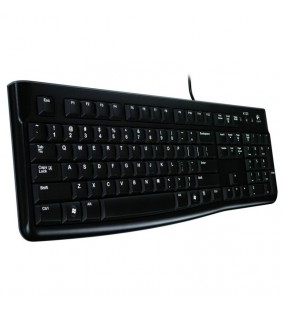 TECLADO CON CABLE LOGITECH K120 USB NEGRO RETAIL 920-002499
