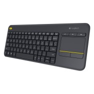TECLADO INALÁMBRICO LOGITECH WIRELESS TOUCH NEGRO KEYBOARD K400 PLUS - MULTIMEDIA - PARA TV CONECTADOS A PC - ALCANCE 10M - RECE