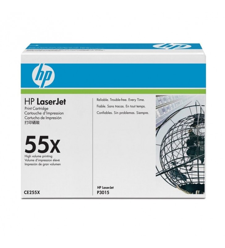TONER NEGRO HP Nº55X 12500PAG P3015 SERIES