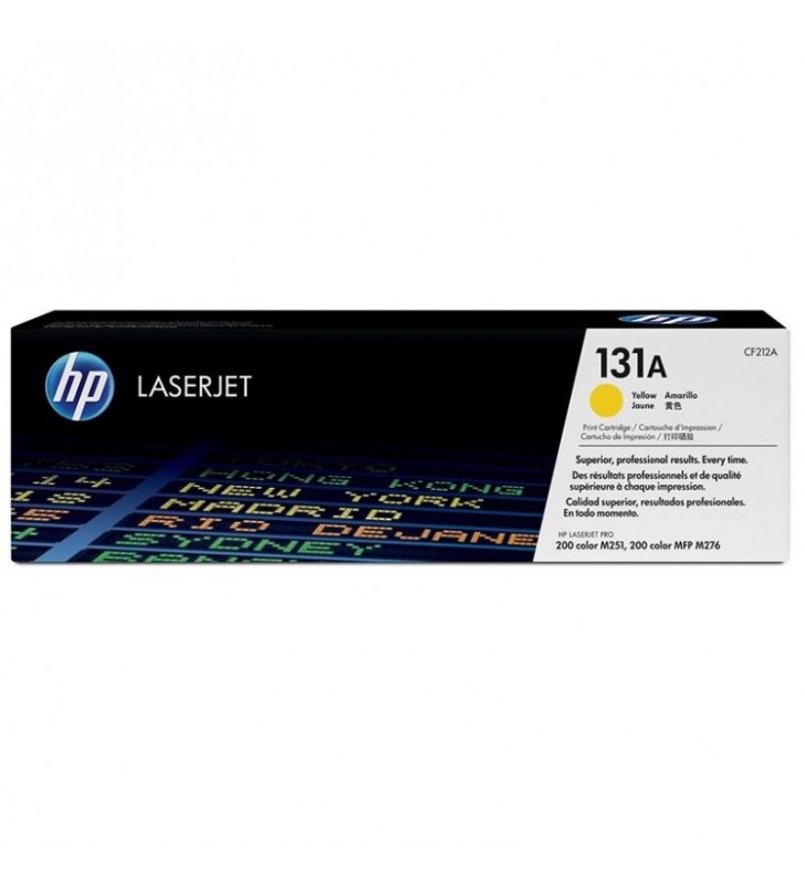 TONER AMARILLO HP Nº131A 1800 PÁGINAS PARA LASERJET PRO 200 COLOR M276NW