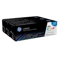 PACK TONER COLOR HP Nº125A - CIAN - MAGENTA - AMARILLO - 1400 PAG POR TONER - COMPATIBLES CON LASERJET CP1215/N / CP1515N / CP15