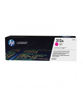 TONER MAGENTA HP Nº312A PARA COLOR LASERJET PRO 476NW / M476DN / M476DW - 2700 PÁGINAS