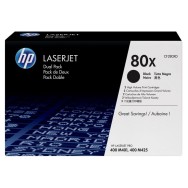 TONER NEGRO HP Nº80X DUAL PACK 6900 PÁGINAS PARA HP LASERJET PRO 400 M401 / M425