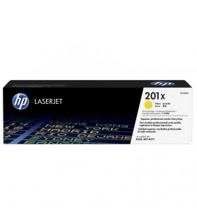 TONER AMARILLO HP CF402X JETINTELLIGENCE - Nº201X - ALTA CAPACIDAD - 2300 PÁGINAS - PARA LASERJET PRO MFP M277N / M277DW / M252N