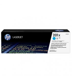 TONER HP CF401X JETINTELLIGENCE - Nº201X - ALTA CAPACIDAD - CIAN - 2300 PÁGINAS - PARA LASERJET PRO MFP M277N / M277DW / M252N