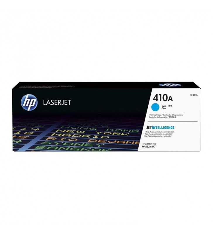 TONER CIAN HP CF411A JETINTELLIGENCE - Nº410A - 2300 PÁGINAS - COMPATIBLE CON LASERJET M452DN/NW / M477FDN/FDW/FNW