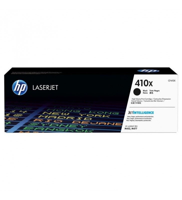 TONER NEGRO HP CF410X - Nº410X - 6500 PÁGINAS - COMPATIBLE CON LASERJET M452DN/NW / M477FDN/FDW/FNW