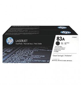 PACK 2 CARTUCHOS DE TONER NEGRO HP Nº83A - COMPATIBLE CON LASERJET M125 / MFP M127 / M201 / MFP M225