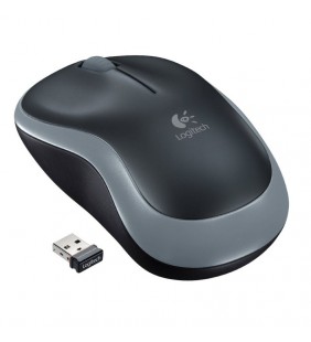 RATÓN INALÁMBRICO  LOGITECH M185 GRIS NANO RECEPTOR USB 910-002238
