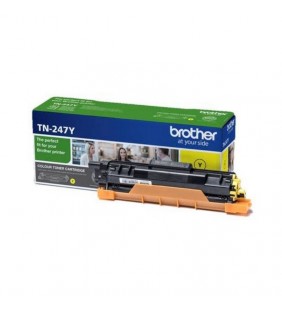 TONER AMARILLO BROTHER TN247Y - 2300 PÁGINAS - COMPATIBLE SEGÚN ESPECIFICACIONES