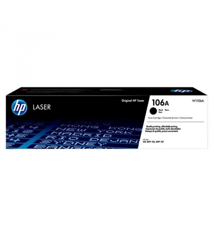 TONER NEGRO HP 106A - 1000 PÁGINAS - COMPATIBLE SEGÚN ESPECIFICACIONES