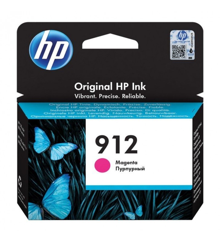CARTUCHO DE TINTA MAGENTA HP Nº912 - 315 PÁGINAS APROX - COMPATIBLE SEGÚN ESPECIFICACIONES