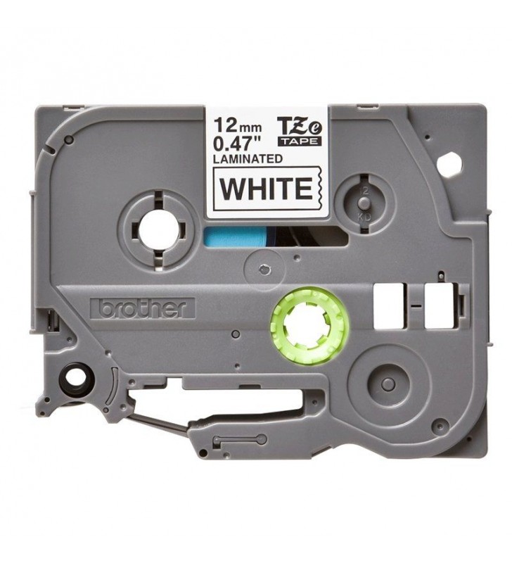 CINTA LAMINADA BROTHER TZE231 - TEXTO NEGRO SOBRE FONDO BLANCO - ANCHO 12MM - LONGITUD 8M - COMPATIBLE SEGÚN ESPECIFICACIONES